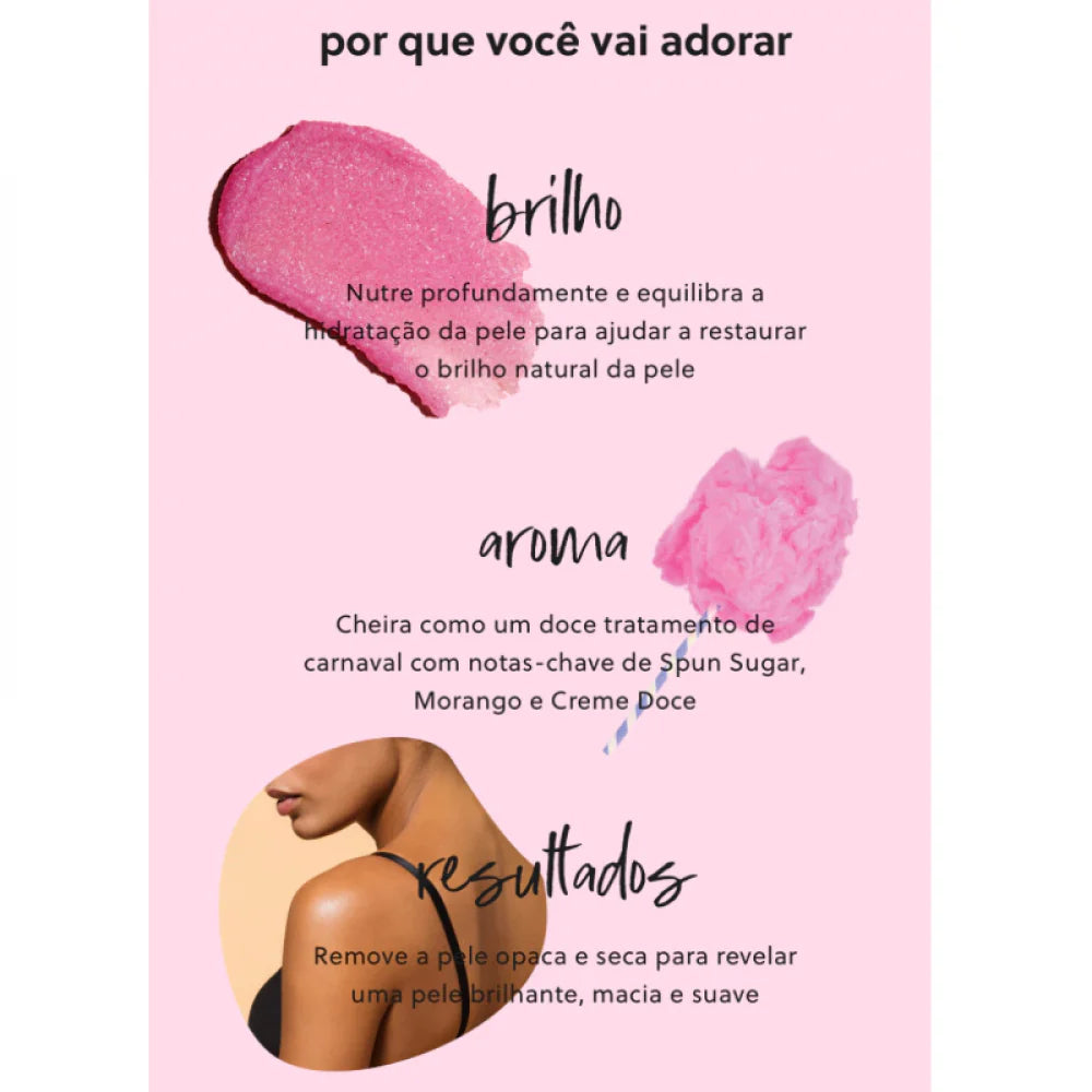Esfoliante Tree Hut Cotton Candy (Algodão doce) 510g