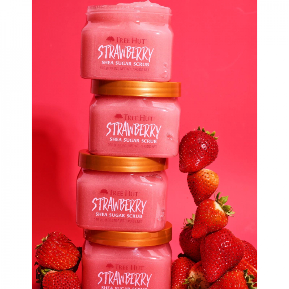 Esfoliante Tree Hut Strawberry (Morango) 510g