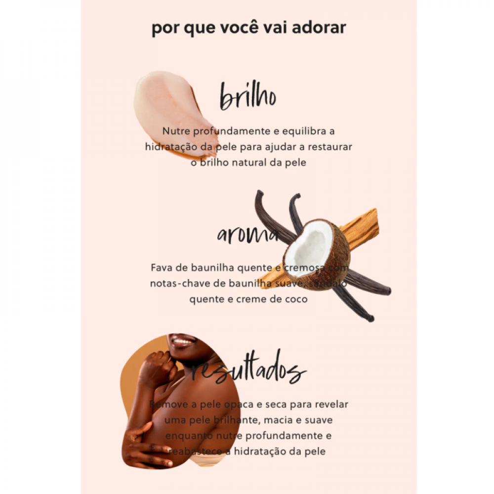 Esfoliante Tree Hut Vanilla (Baunilha) 510g