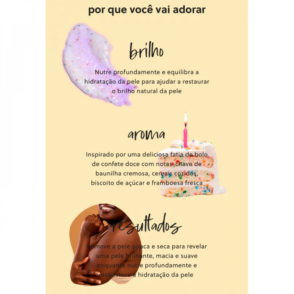 Esfoliante Tree Hut Birthday Cake 500g